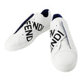FENDI FF logo sneakers with white cross band