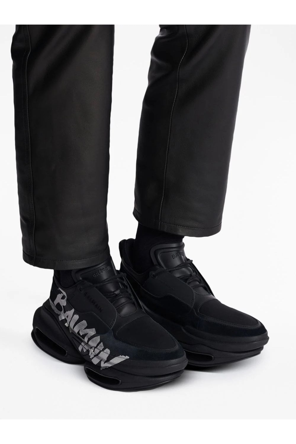 BALMAIN
B Bold Branded Sneakers Black