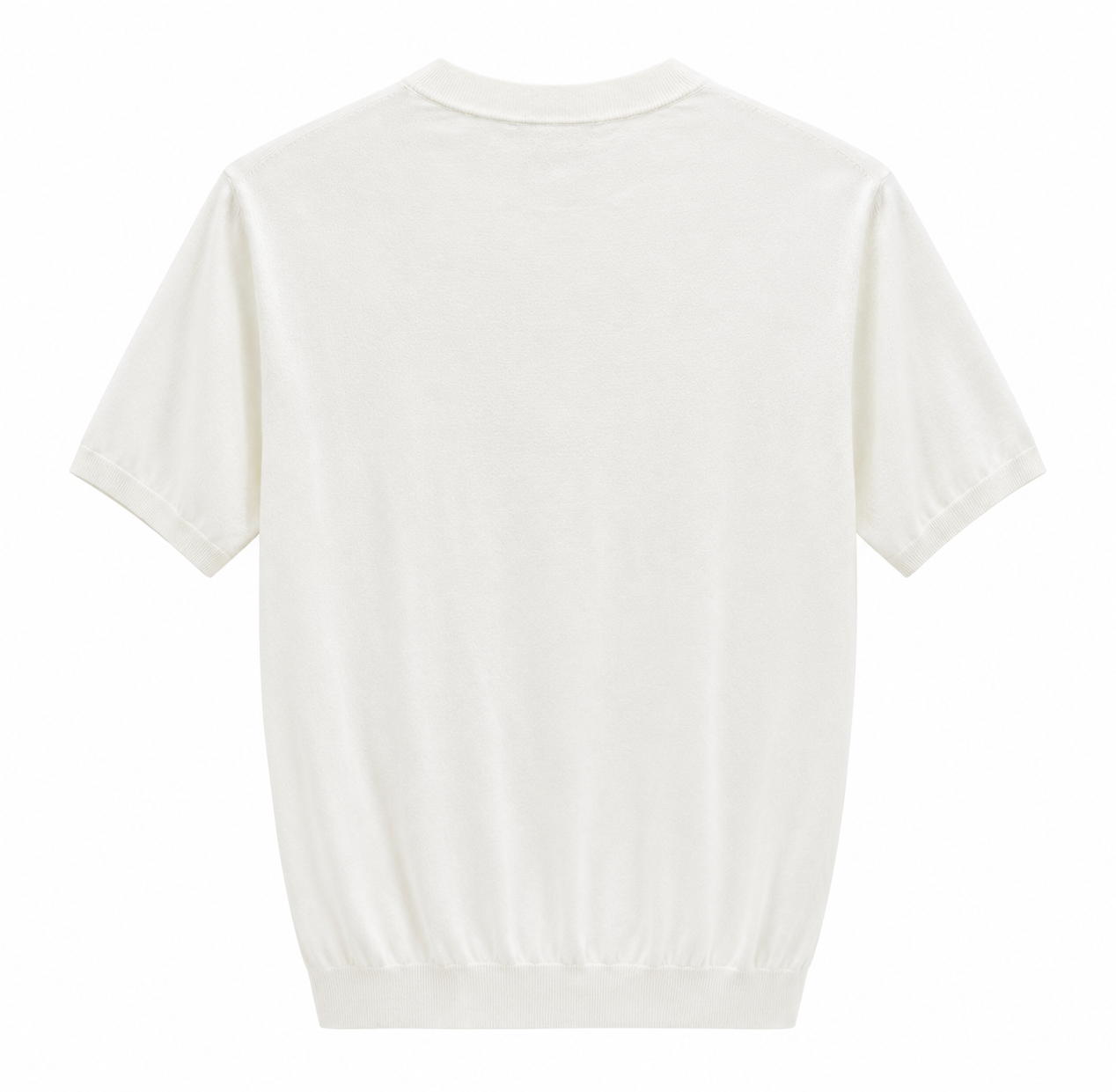 Brunello Cucinelli Knit T-Shirt – Off White