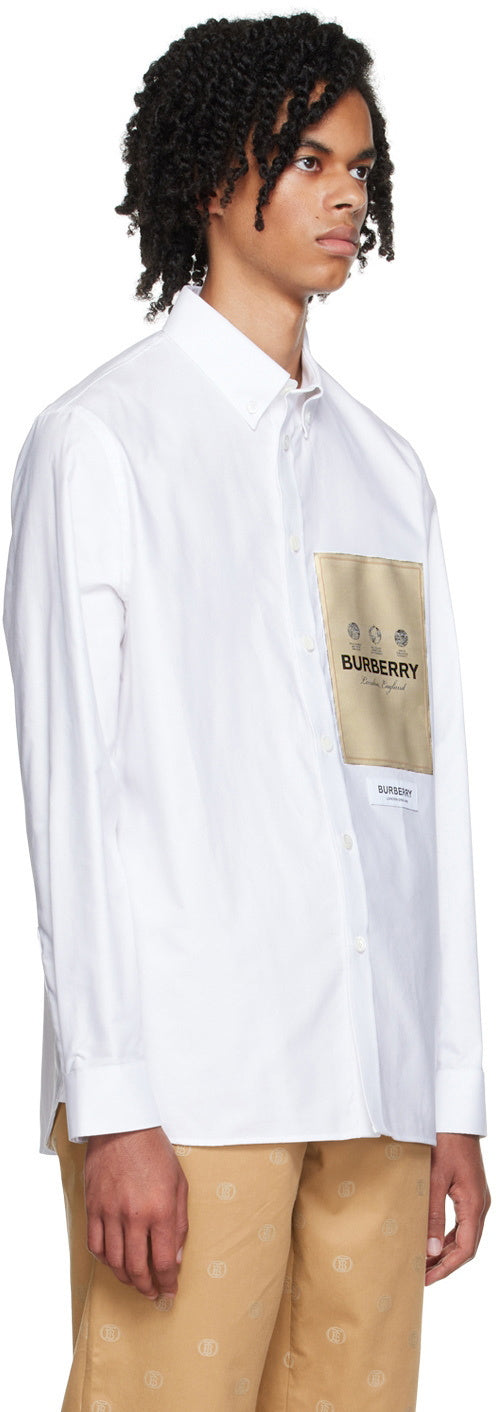 Burberry White Trafford Shirt