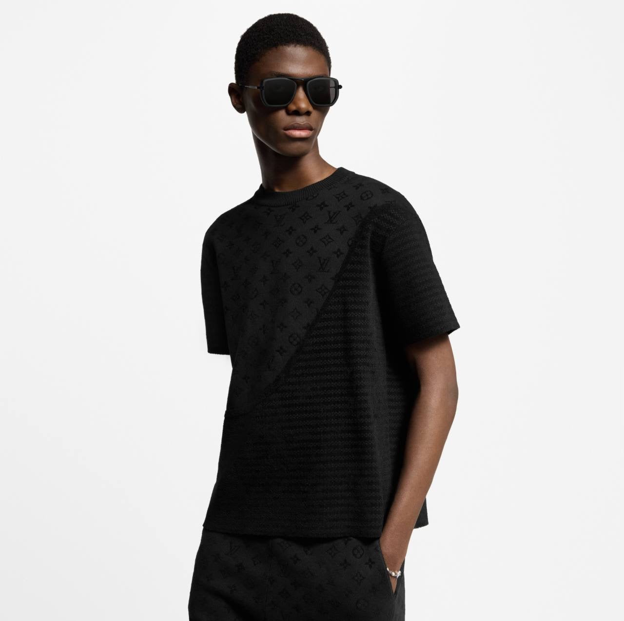 LOUIS VUITTON - Black Graphic Jacquard Co-ord Set