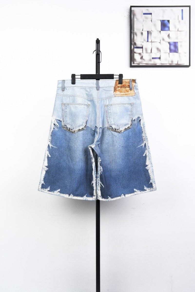 Acne Studios SS26 3D Printed 1981M Jeans Shorts Unisex