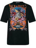 PALM ANGELS Concert Graphic Print T-Shirt Black