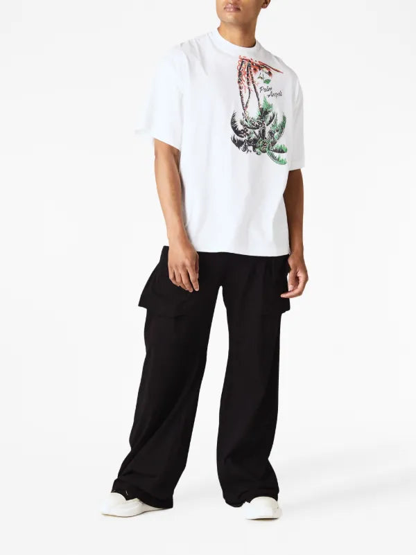 Palm Angels
Upside Down Palm-print T-shirt