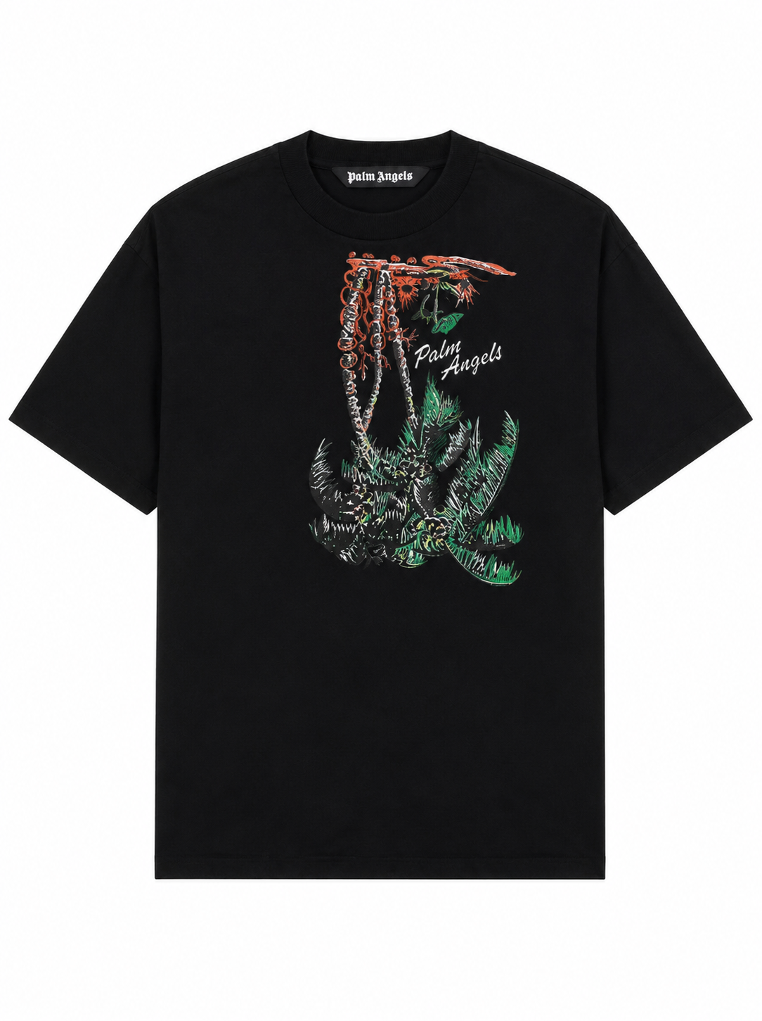 Palm Angels
Upside Down Palm-print T-shirt