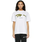 Palm Angels White Croco T-Shirt