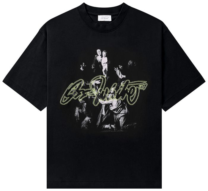 Off-White Script Mary Skate Tee 'Black'