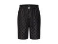 LV - Monogrami Moire JacquardSilk Shorts