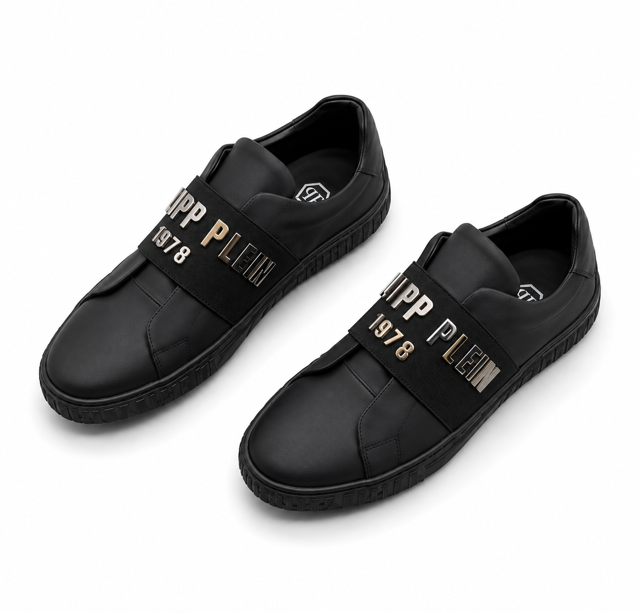 Philipp Plein Black Sneakers