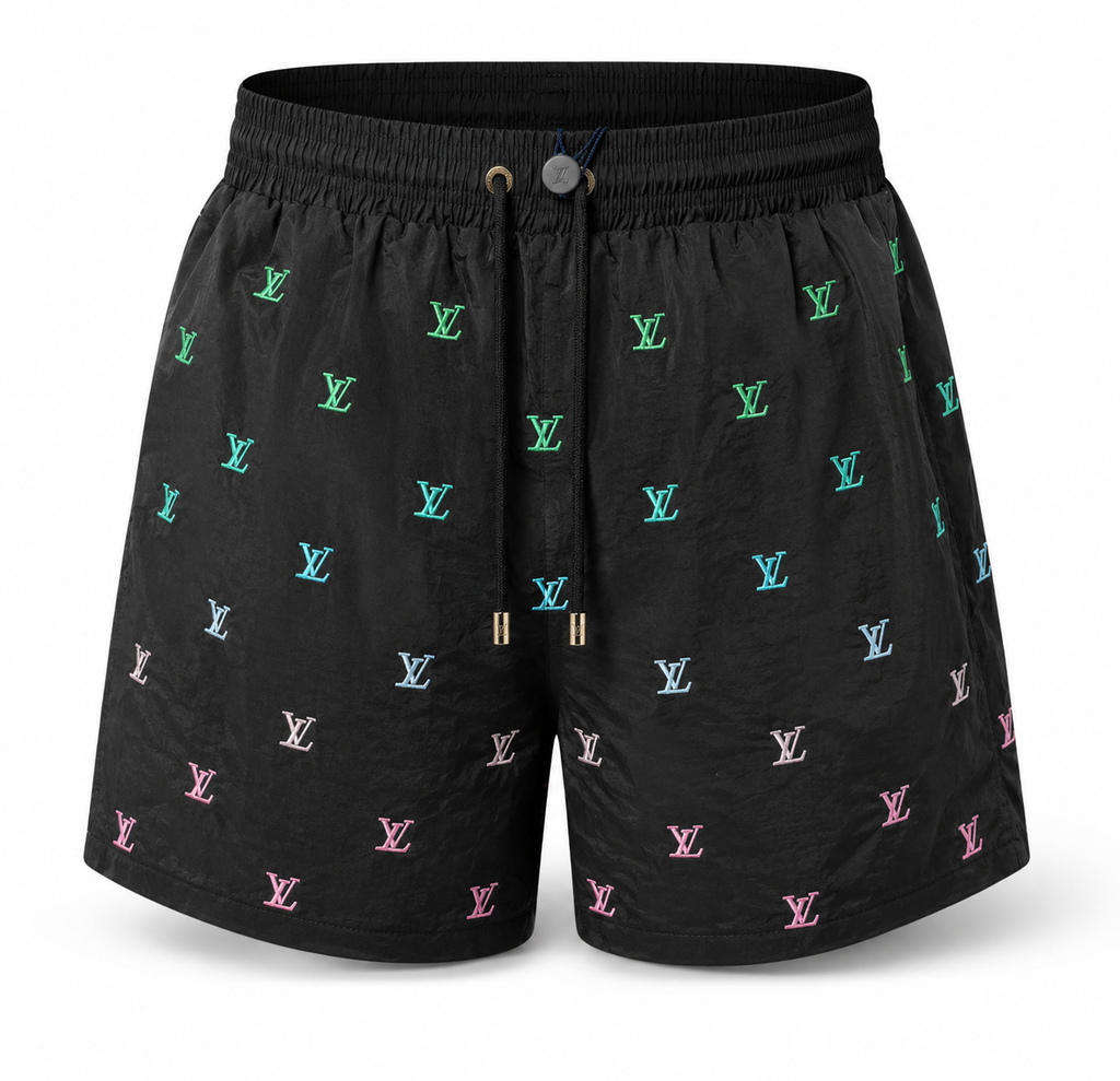 Colourful Monogram Swim Shorts
