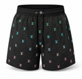 Colourful Monogram Swim Shorts