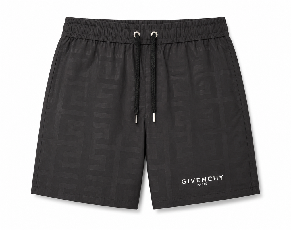 Givenchy Monogram Swim Shorts – Black