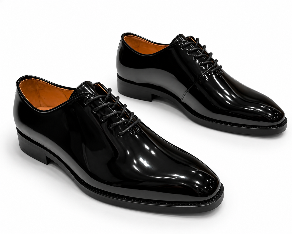 Christian Louboutin - Patent Leather Dress Shoes – Black