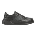 Gucci Black Monogram Platform Sneakers