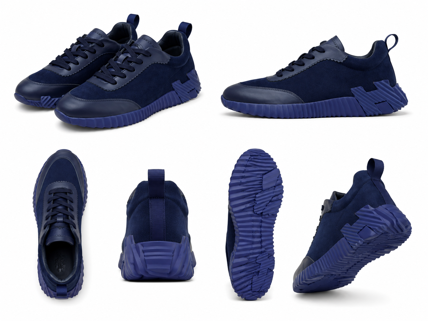 Navy Luxury Sneakers