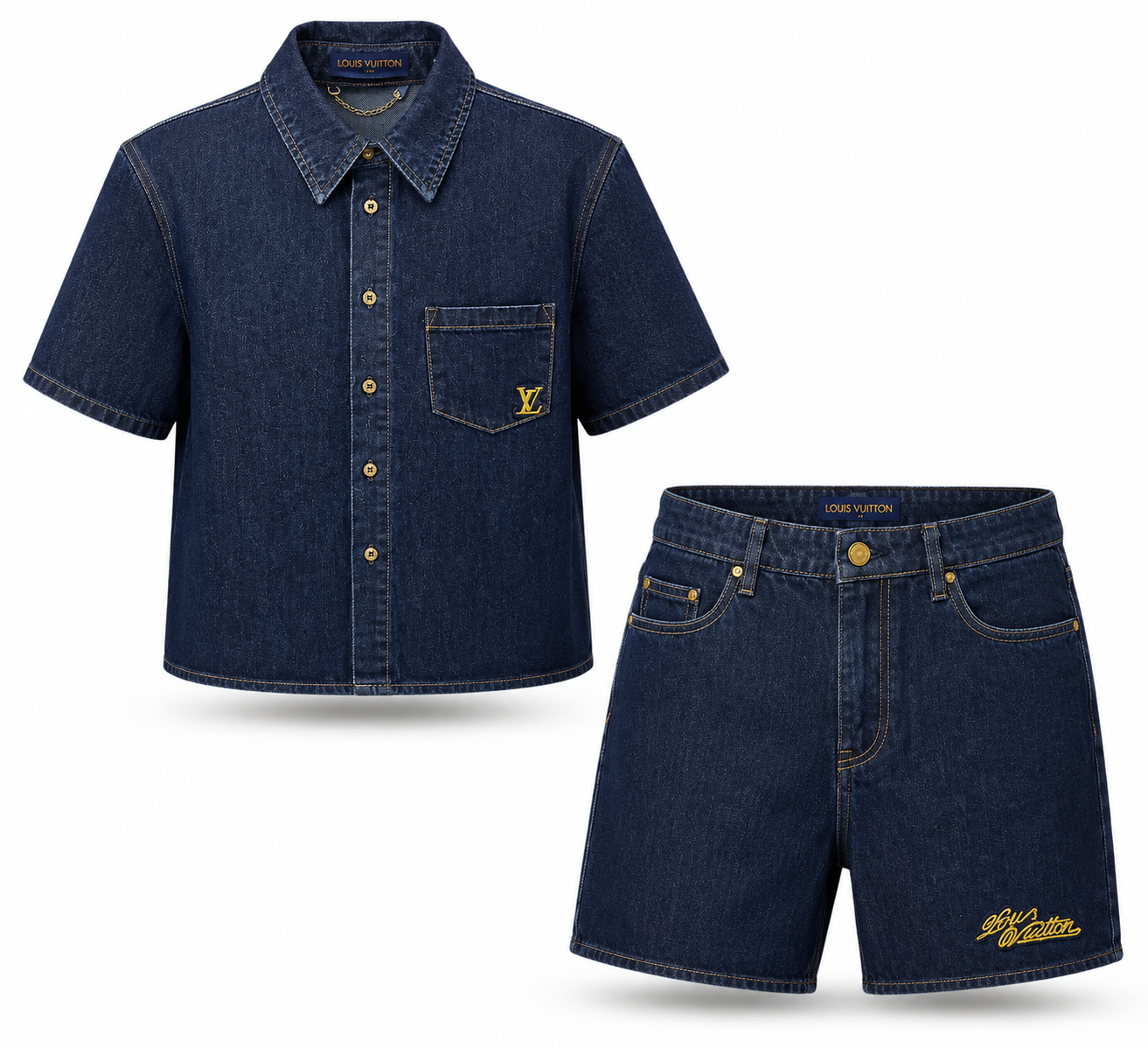Louis VuitonDenim Set – Darki Indigo