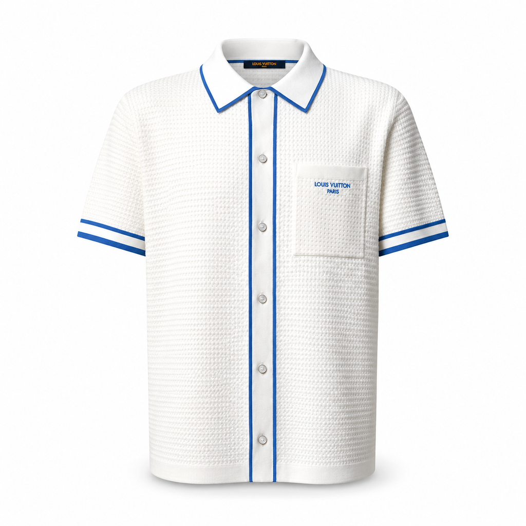 LV Textured Knito Polo Shirt