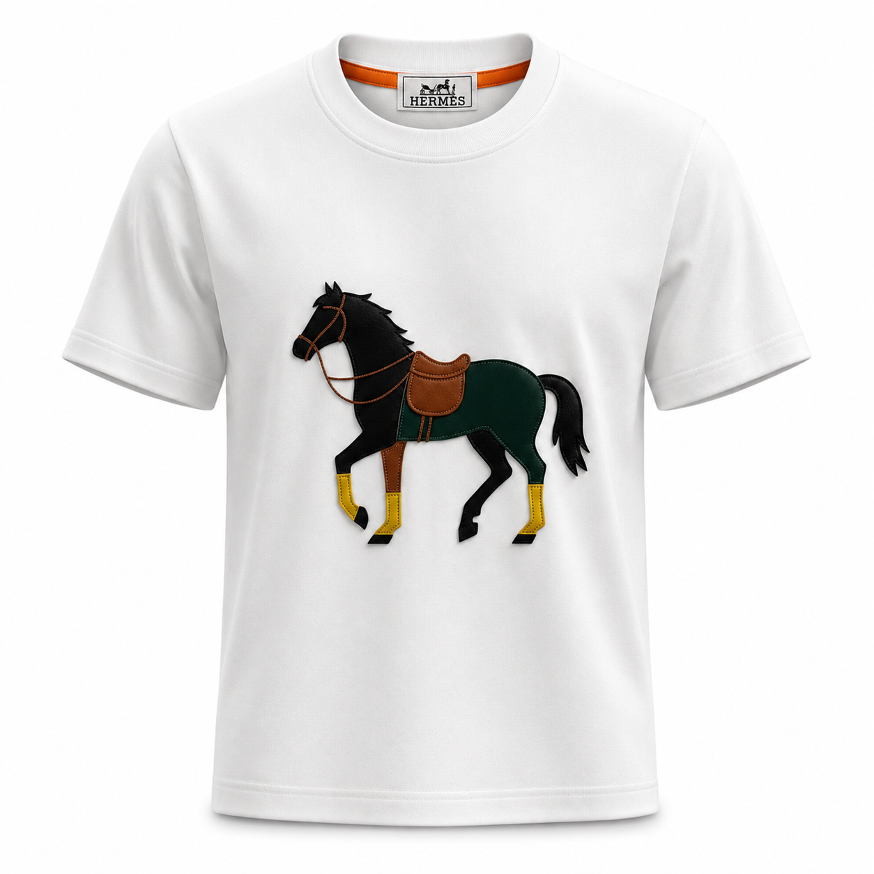 Horse Leather Patch T-Shirt