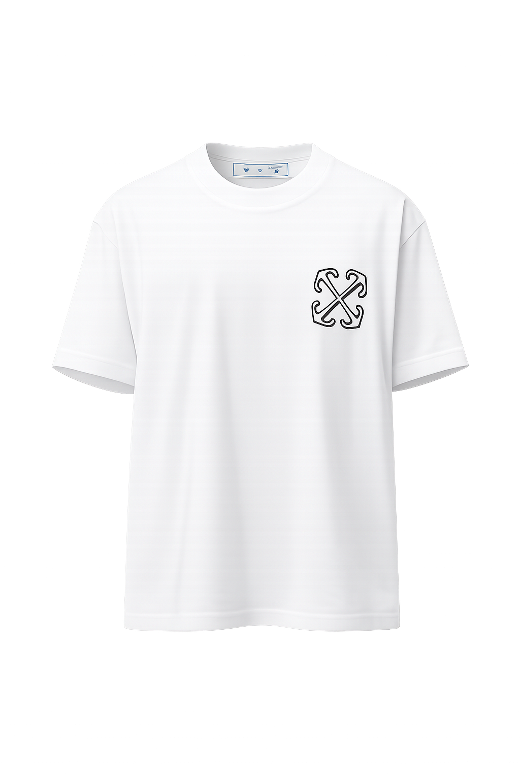 Off-White Dragon Graphic Oversized T-Shirt – White