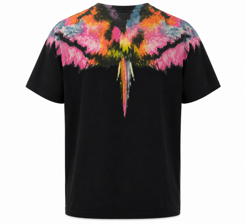 Marcelo Burlono Abstract Wings T-Shirt – Black