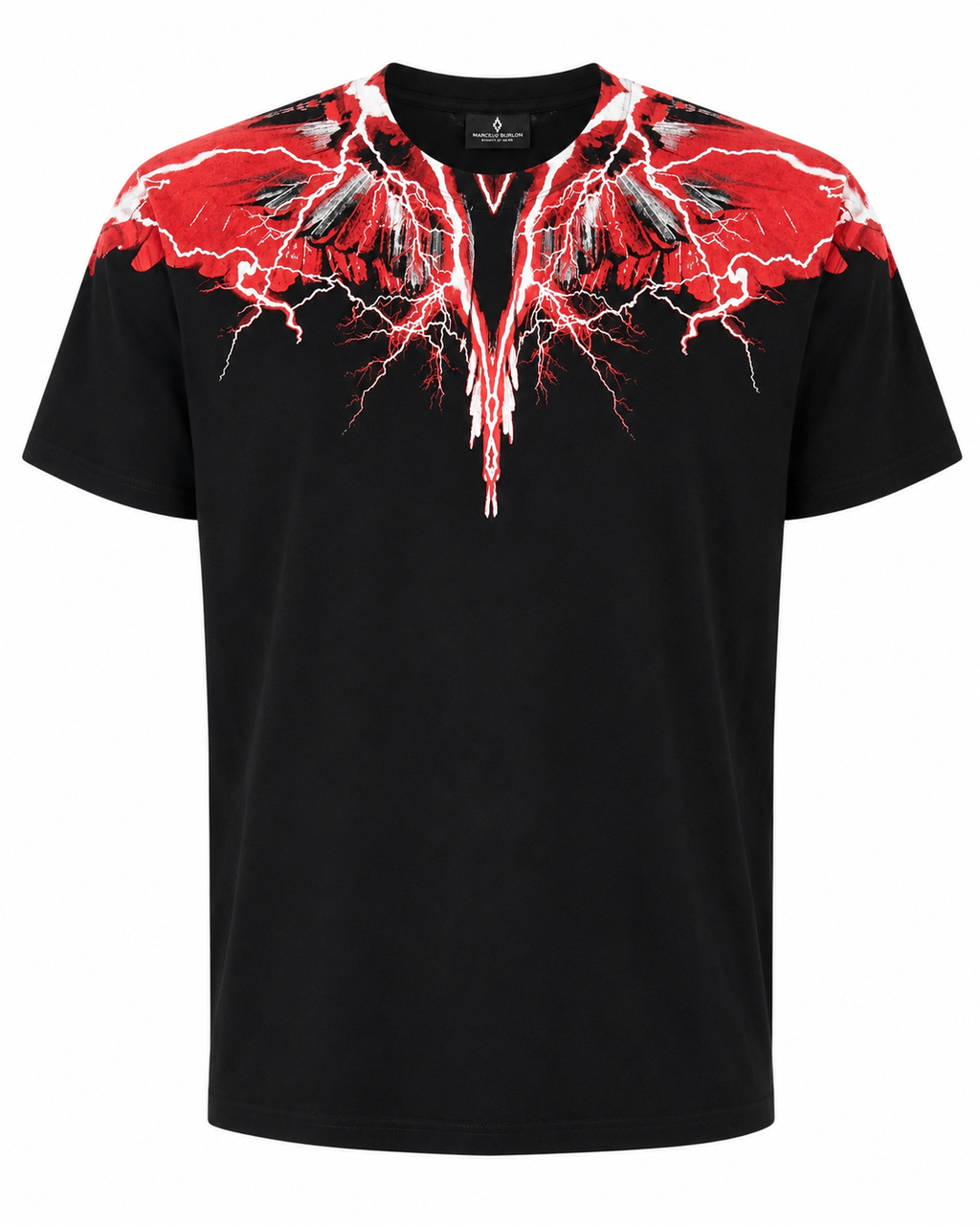 Marcelo Burlon Lightning Wings T-Shirt – Black