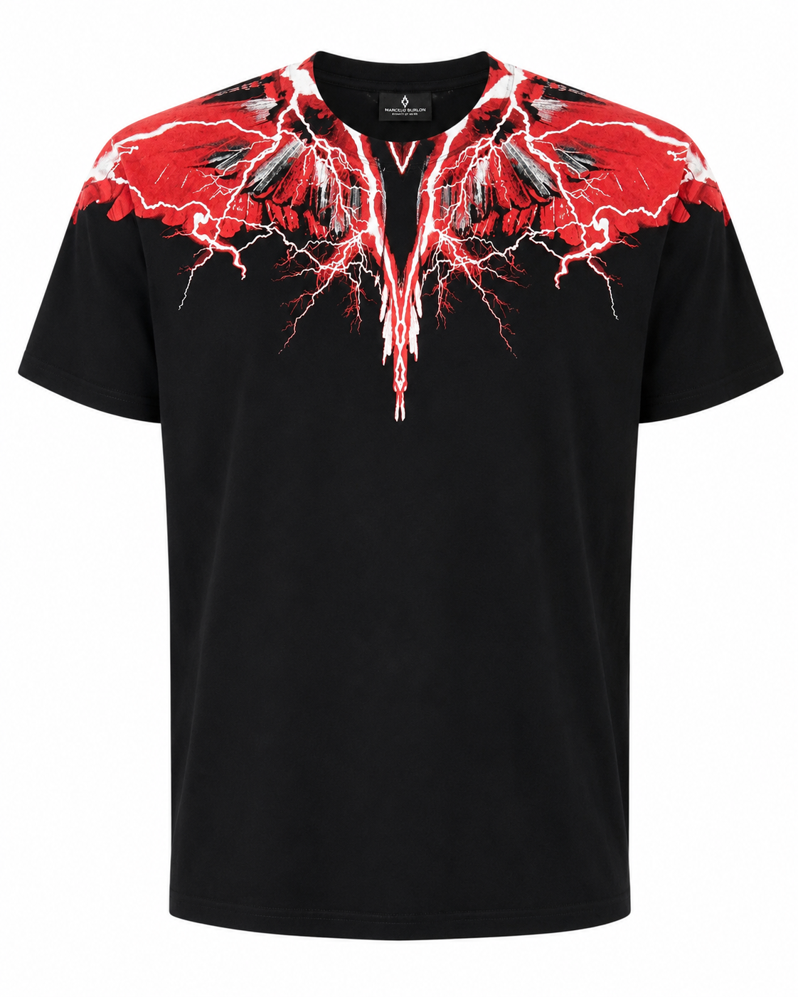 Marcelo Burlon Lightning Wings T-Shirt – Black