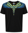 Marcelo Burlon Checkered Wings T-Shirt – Black