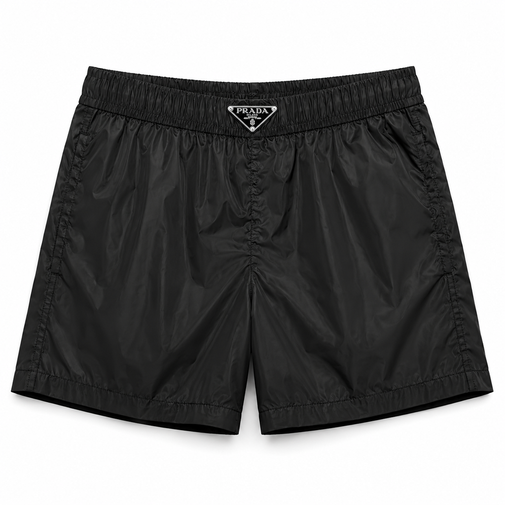 Prada Nylon Swim Shorts – Black