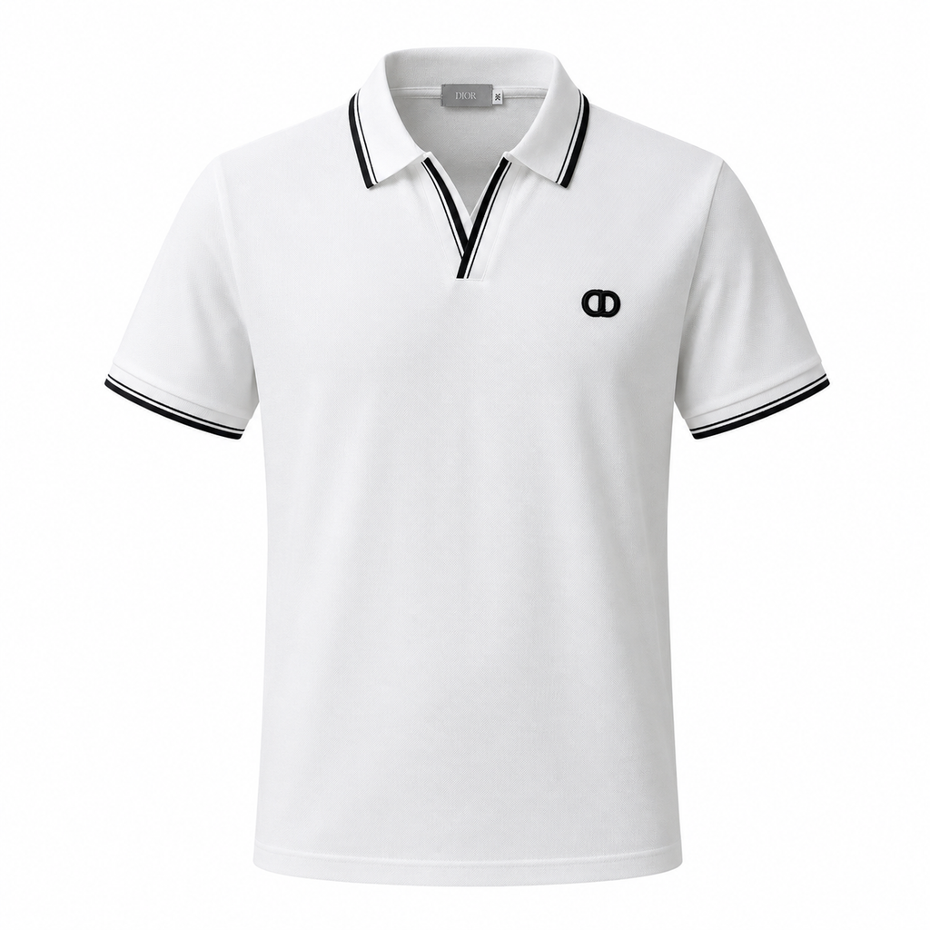 CD Polo Shirt – White