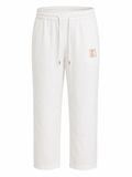 White Linen Drawstring Trousers