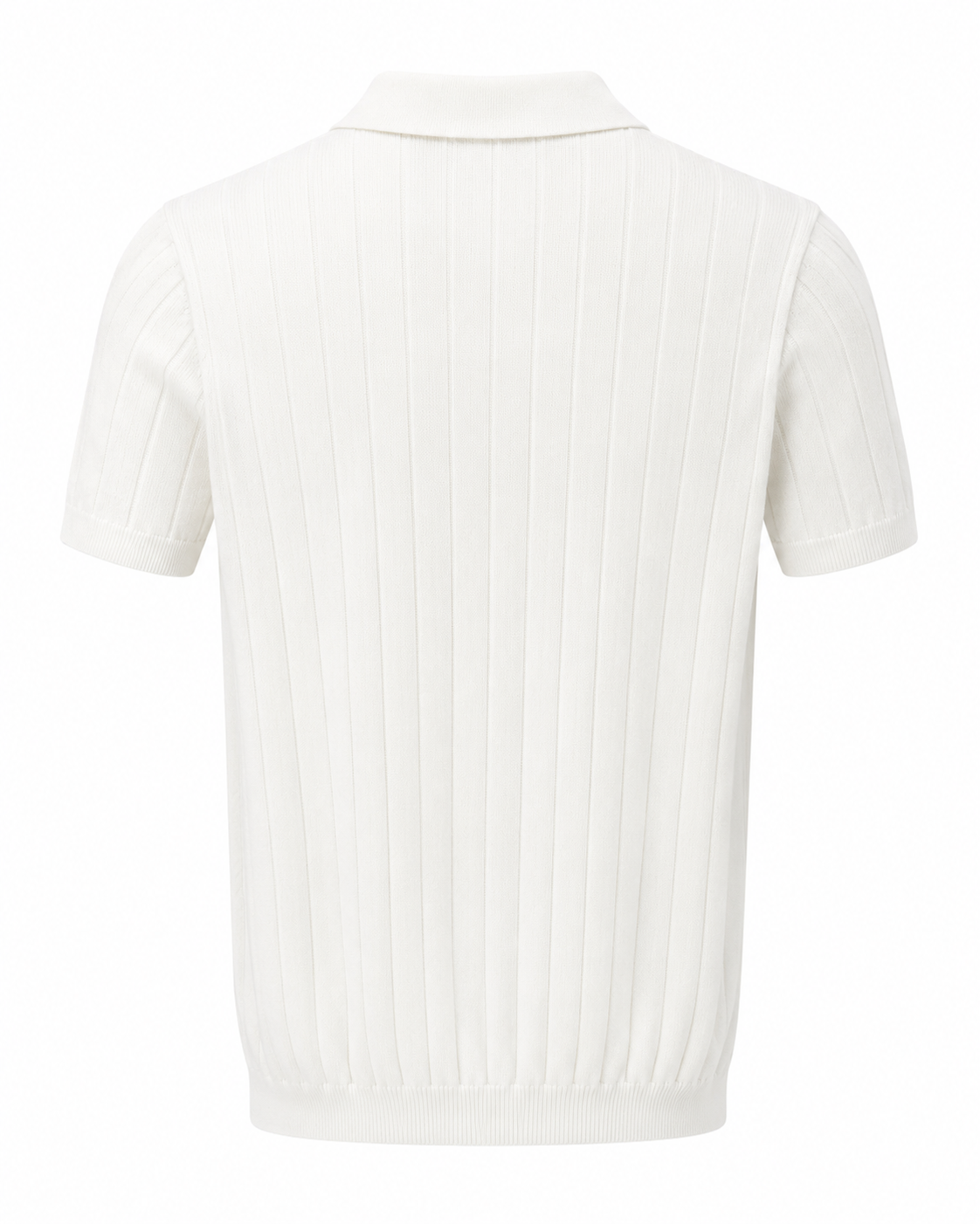 GG Knitted Polo – White
