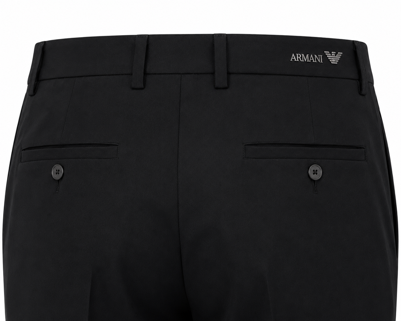 Premium Black Tailored Trousers