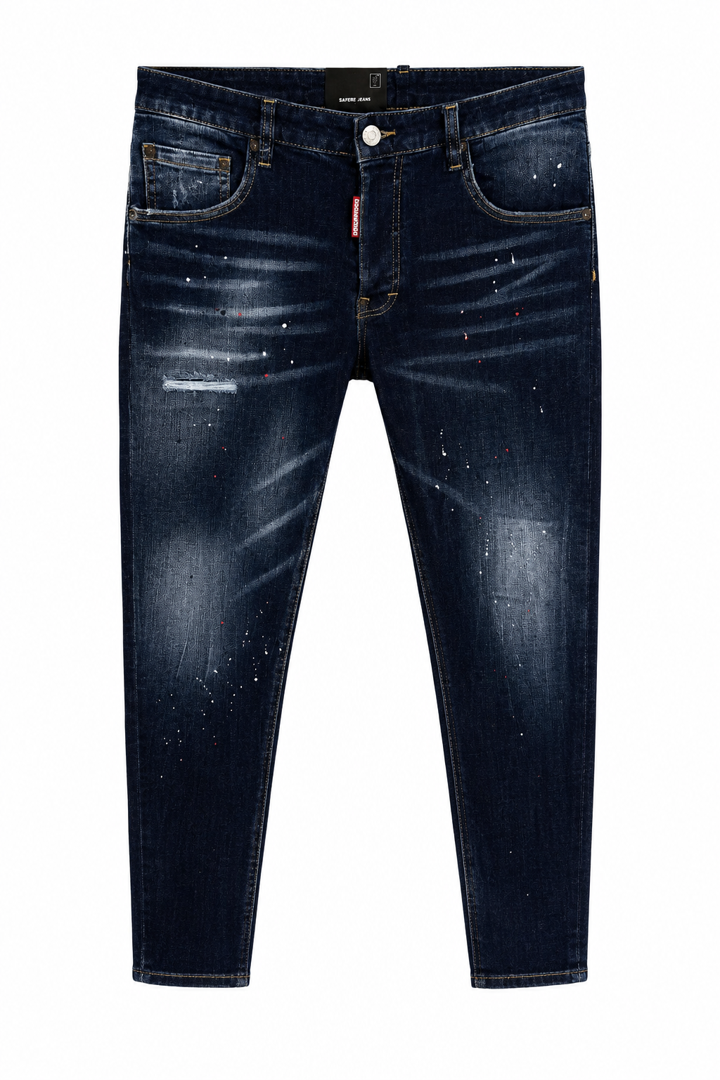Dsquared - Midnight Splatter Skater Jeans