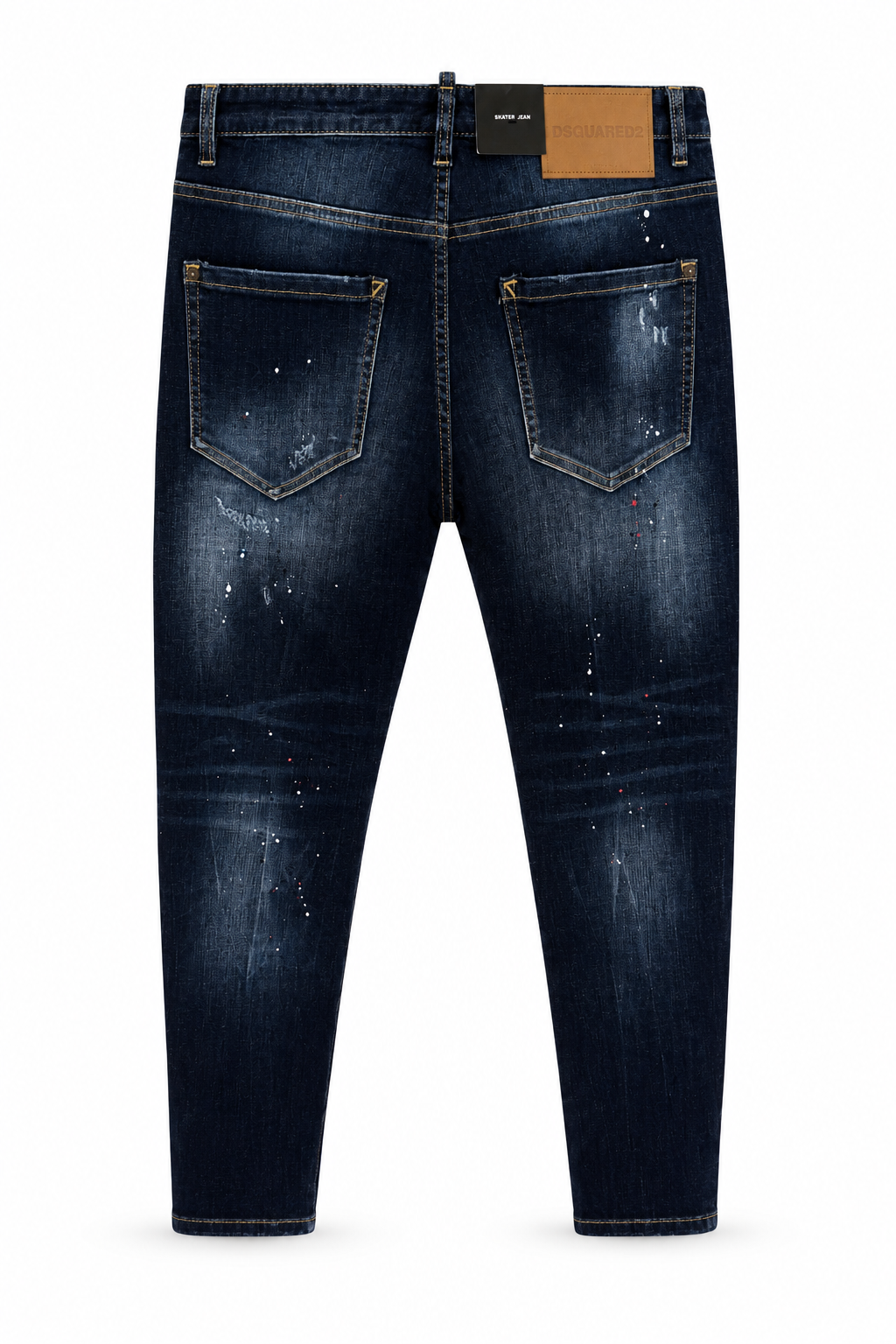 Dsquared - Midnight Splatter Skater Jeans