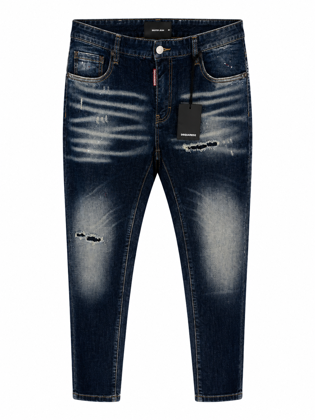Dsquared Vintage Distressed Slim Jeans