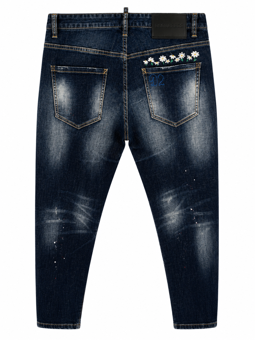 Dsquared Vintage Distressed Slim Jeans