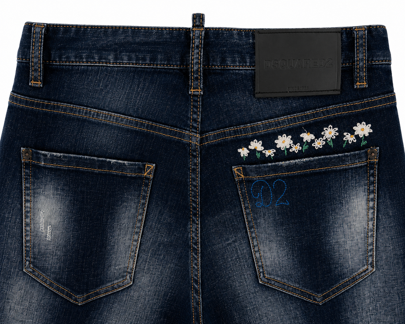 Dsquared Vintage Distressed Slim Jeans
