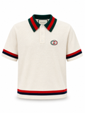 Gucci Knit Polo – Off White