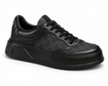 GC-Black Monogrami Platform Sneakers