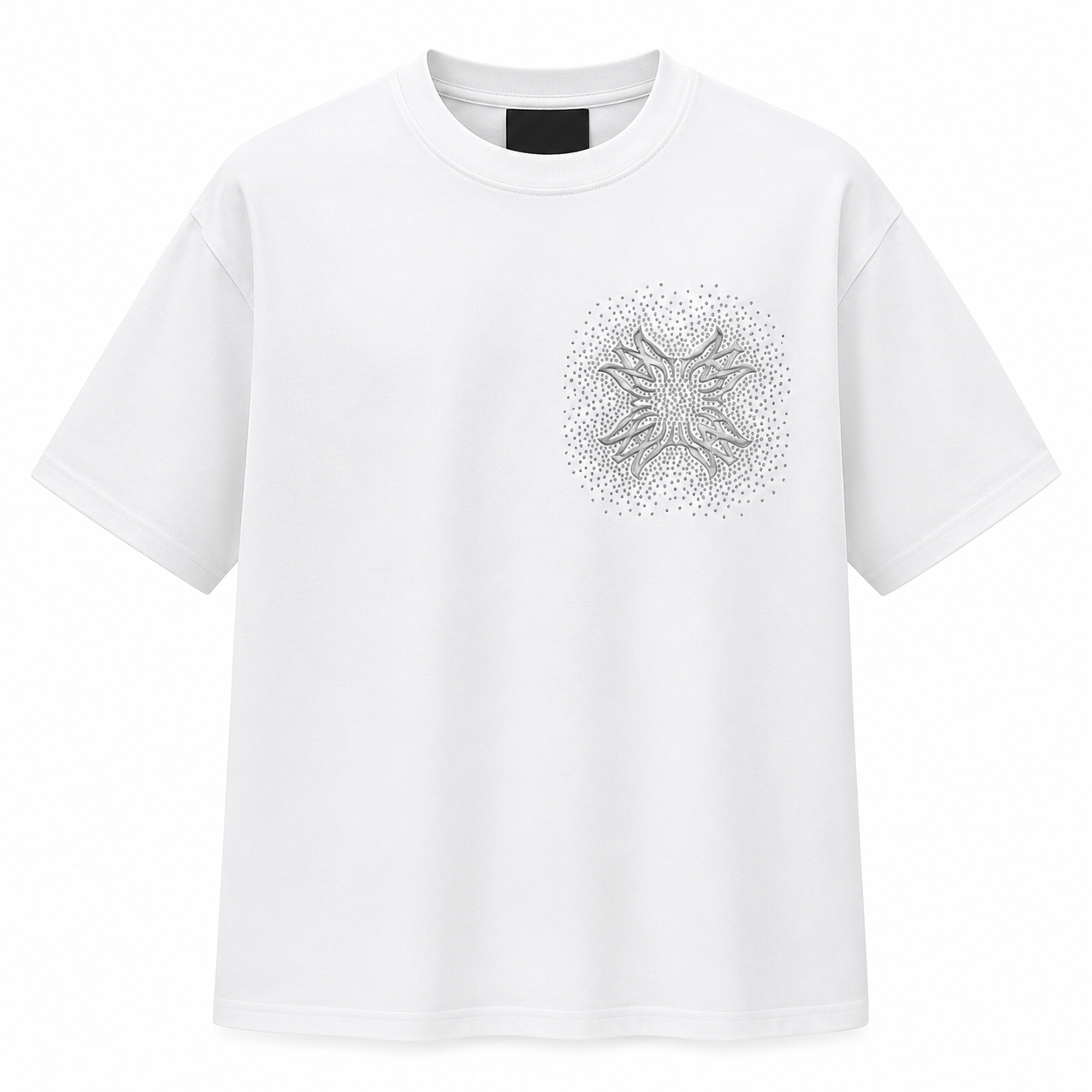 AMIRI Rhinestone Tee – White