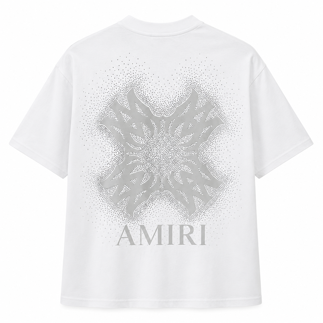 AMIRI Rhinestone Tee – White