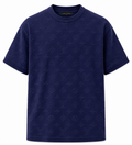 1V Monogram Knit T-Shirt – Navy