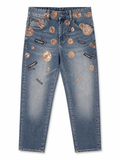 Dolce & Gabbana Coin Print Jeans
