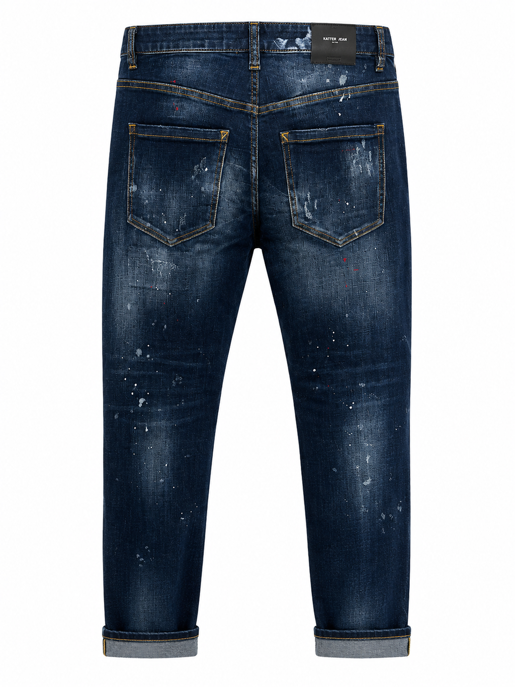 جينز Dsquared أزرق داكن ممزق