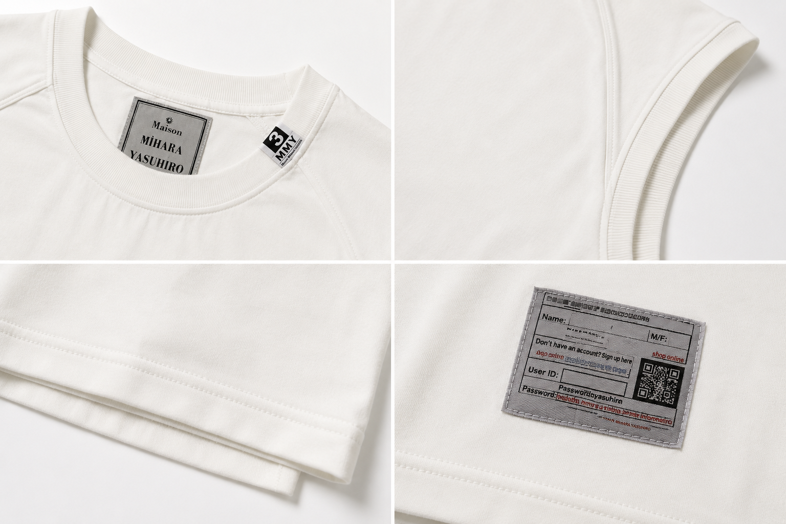 Maison MIHARA YASUHIRO Sleeveless Tee