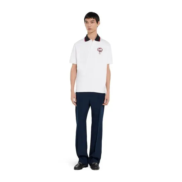 GC Horsebit Polo – White