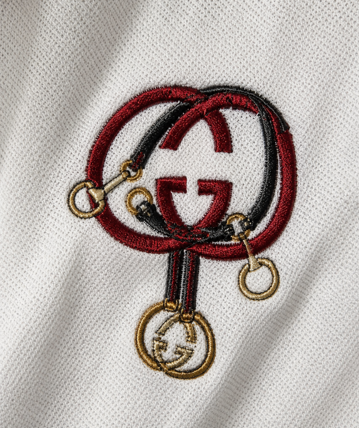 GC Horsebit Polo – White