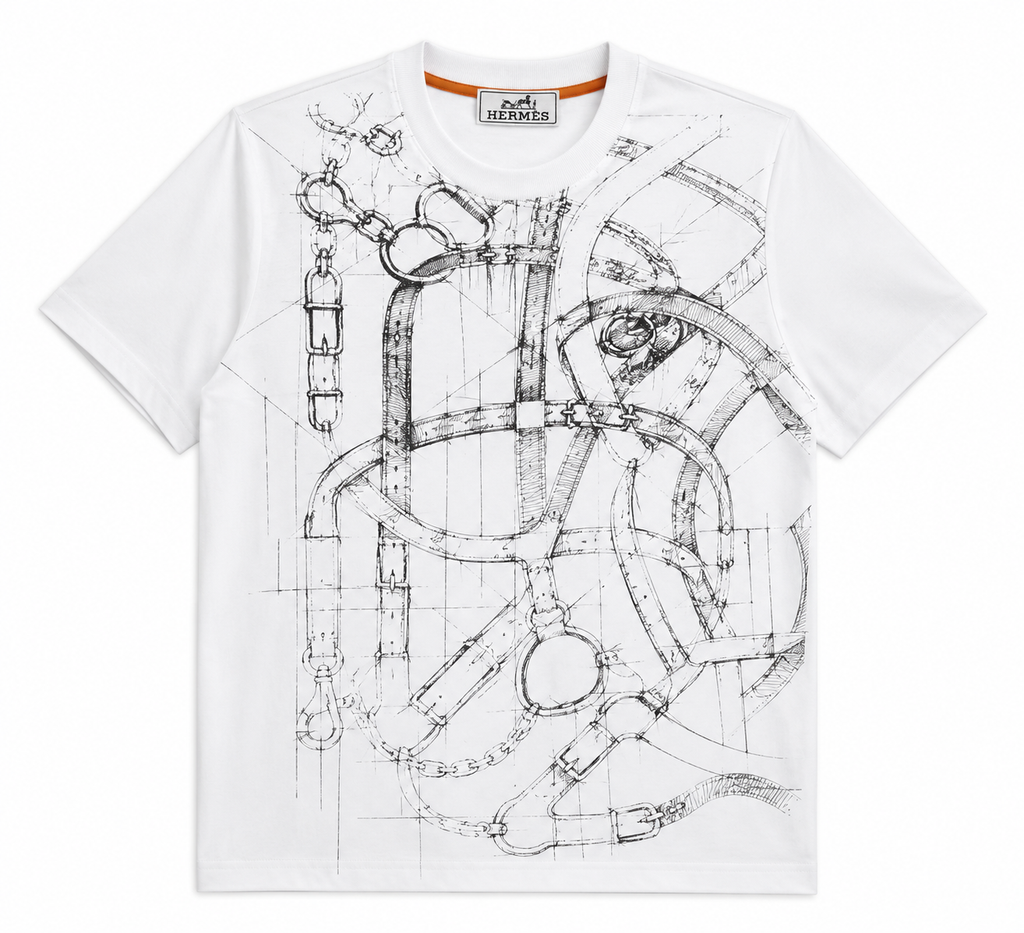 H - Sketch Graphic T-Shirt