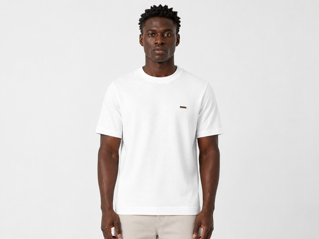 Zegna Knit Box Fit T-Shirt – White