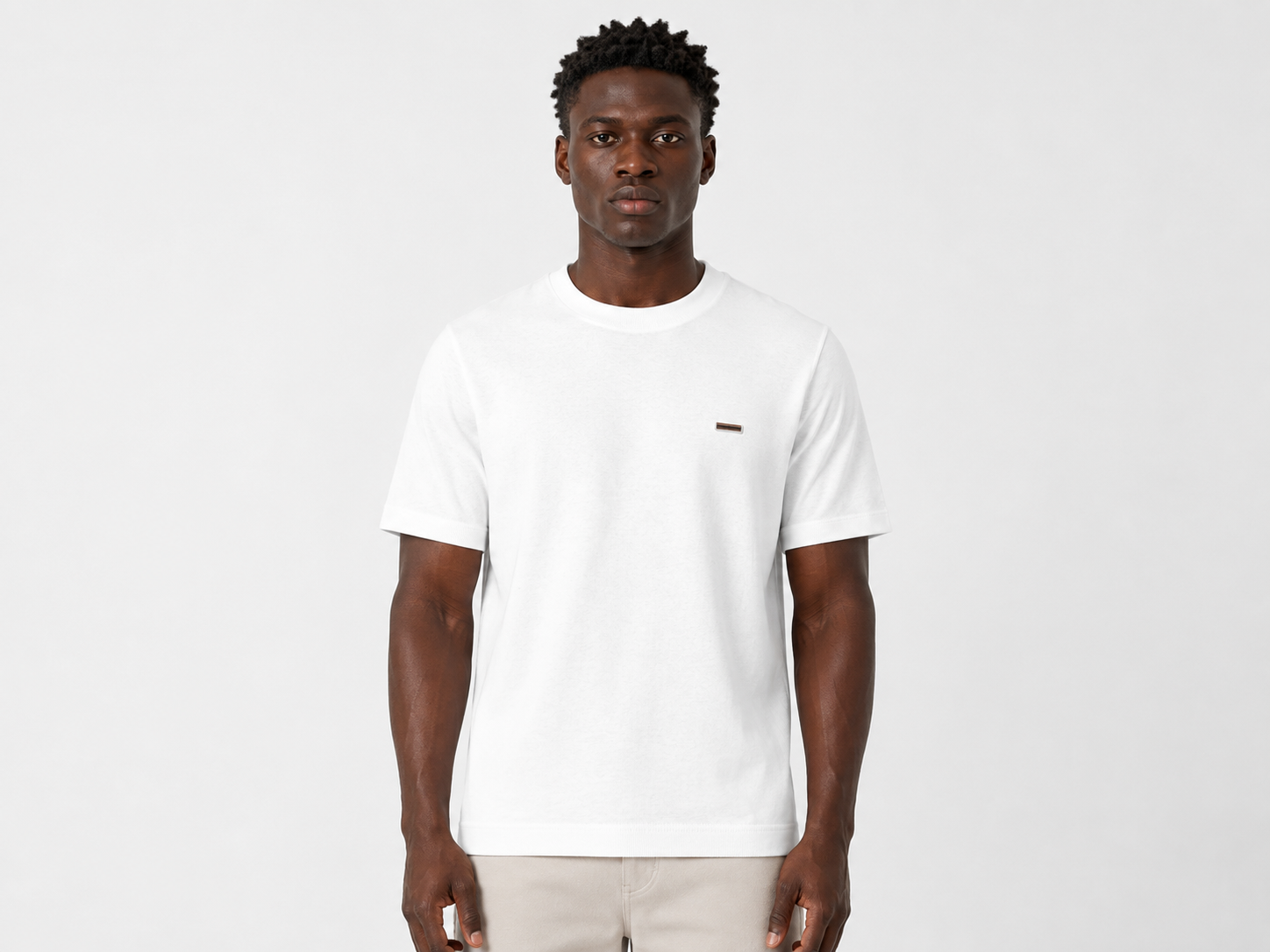 Zegna Knit Box Fit T-Shirt – White